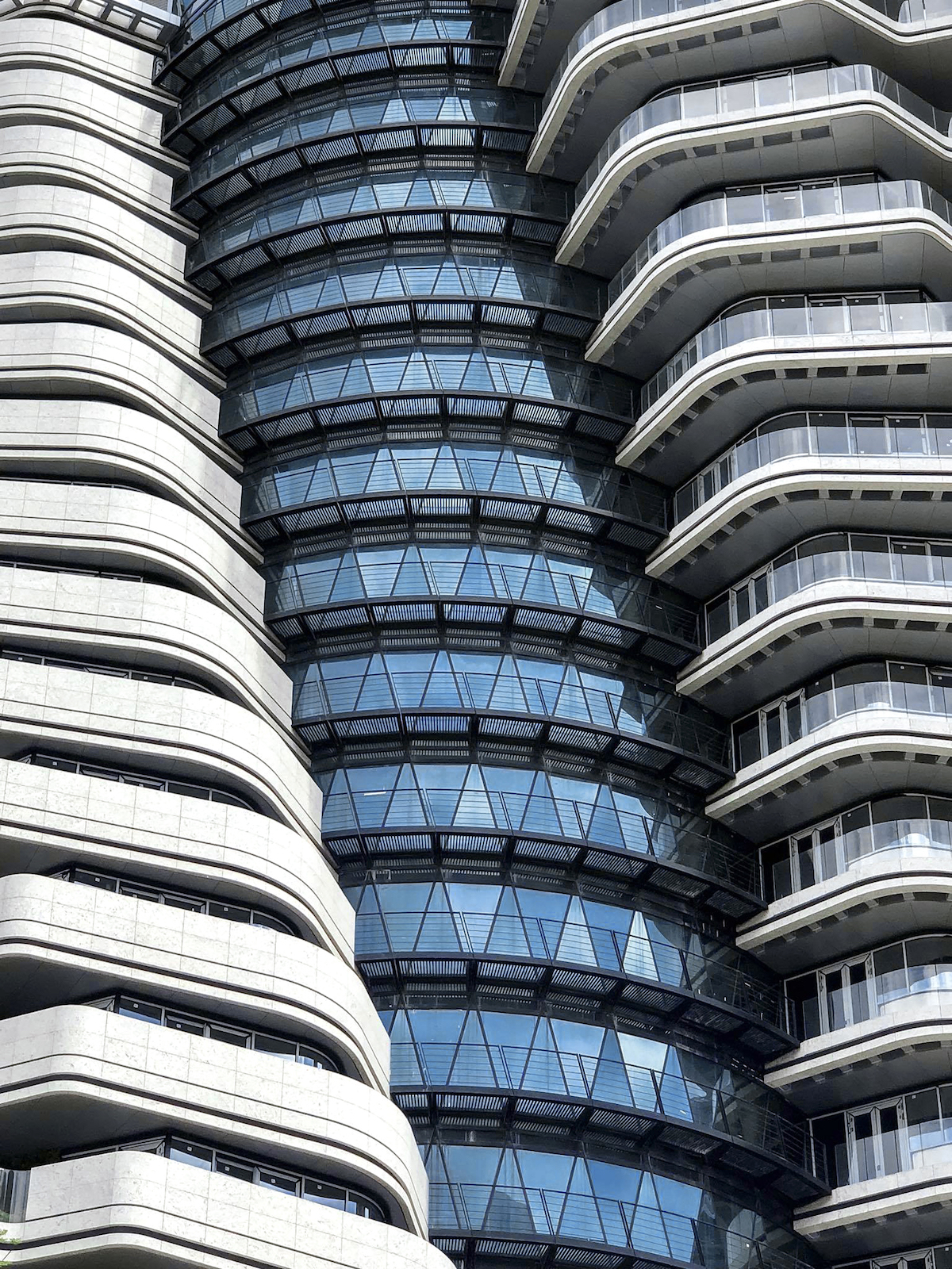 This Twisting Carbon-Absorbing Tower in Taipei Will Soon Be Completed