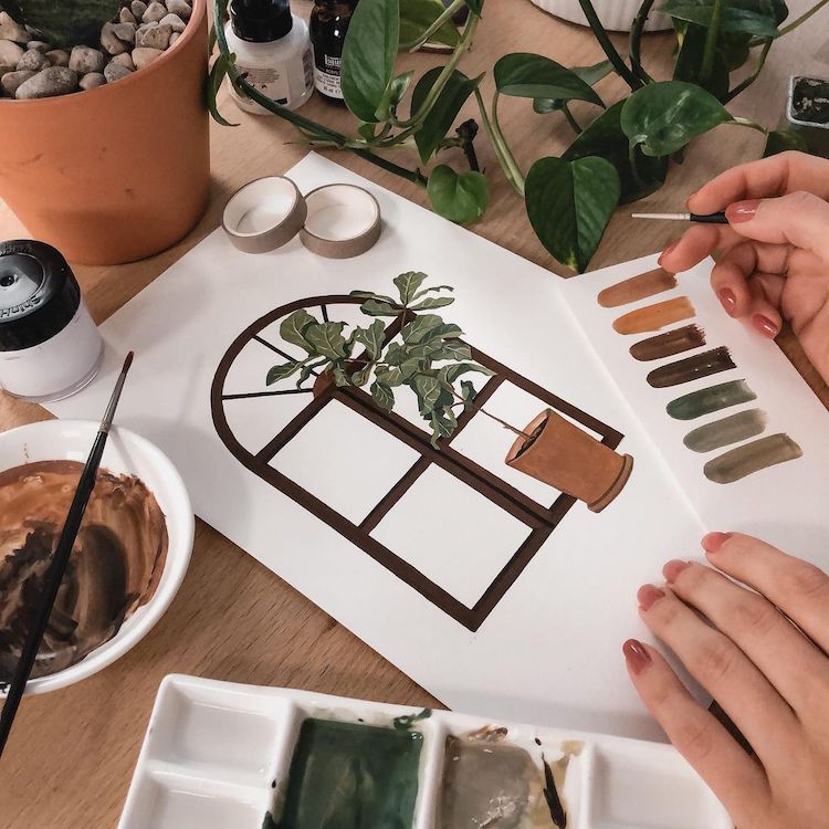 Plant Illustrations by Rosa F