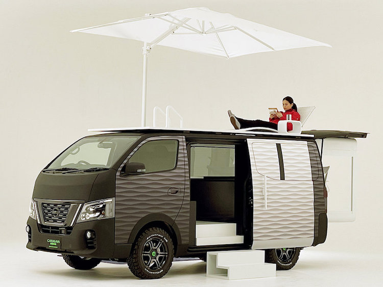 Nissan’s Mobile Office Caravan Lets You Work from Anywhere