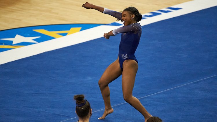 Nia Dennis Celebrates Black Culture With Gymnastics Routine