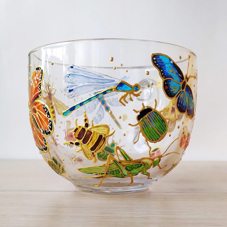 Glass Painting on Mugs by ArtMasha