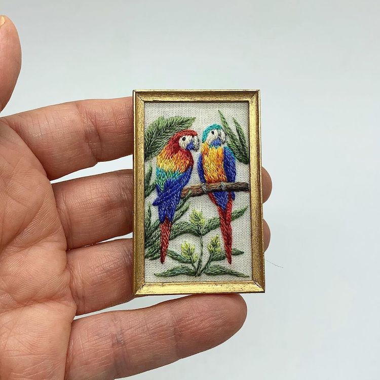 - ViralBandit Embroidered Dollhouse Accessories by MiniArtHouse