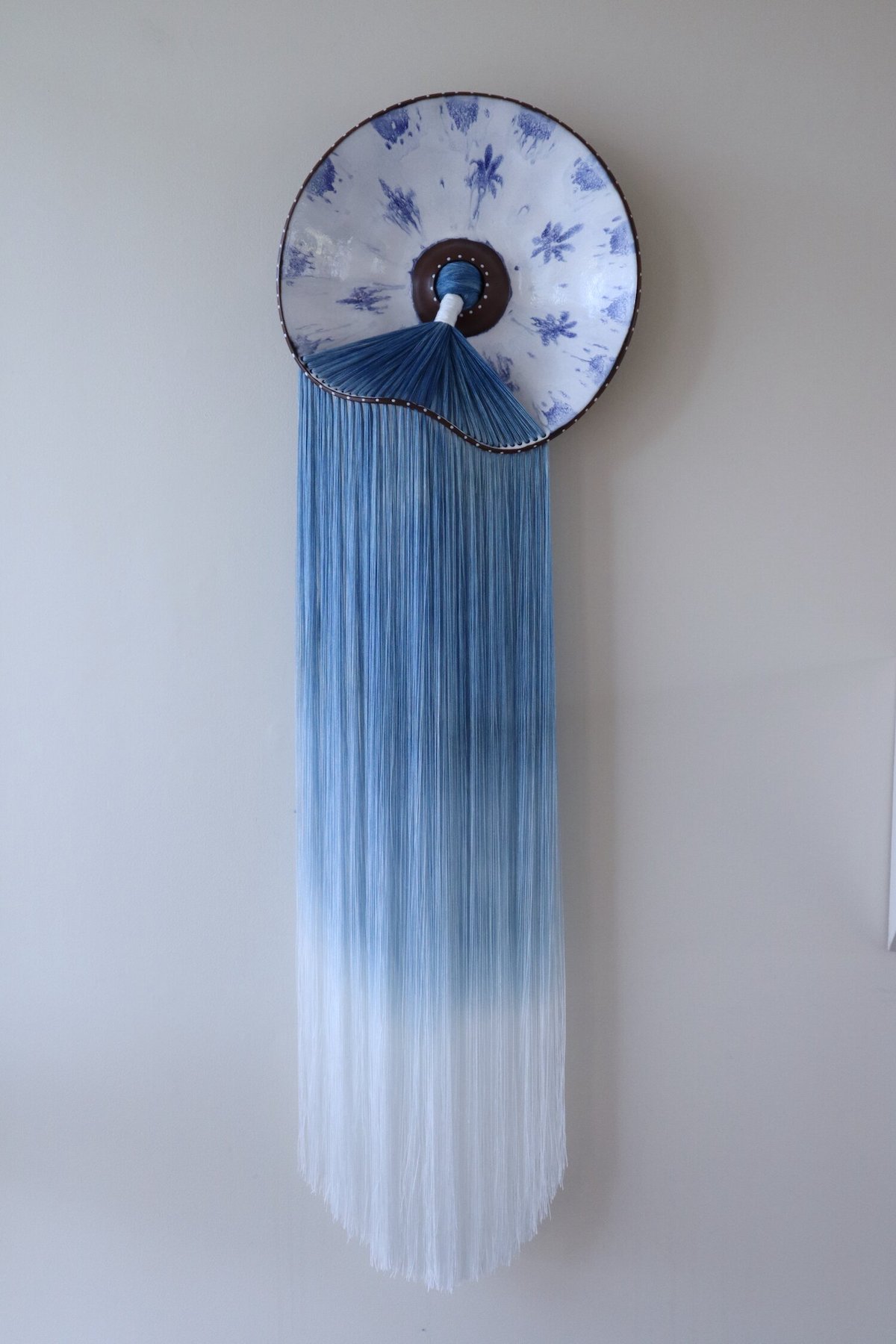 Loose Fiber and Clay Sculptural Installation