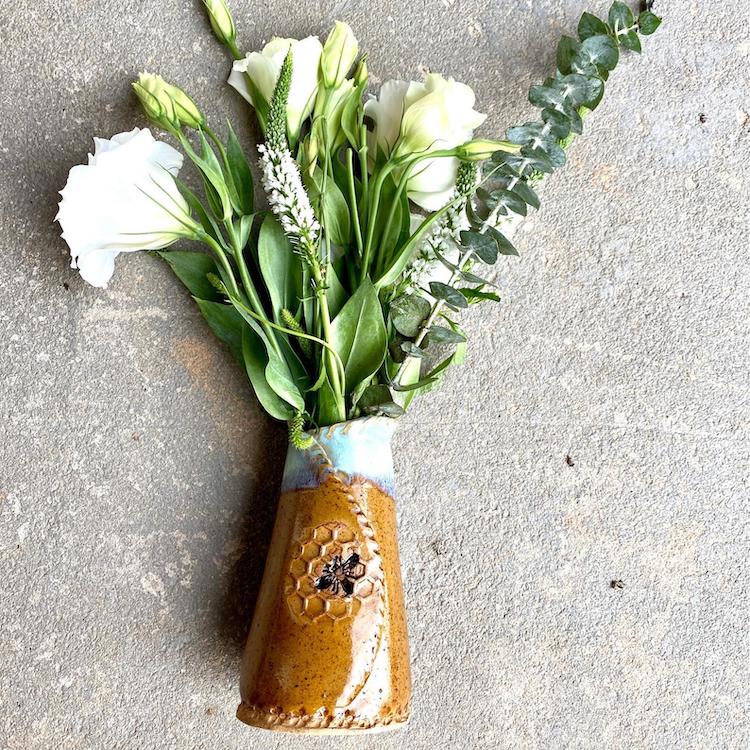 Honeycomb Ceramic Pottery by Amy Gentry