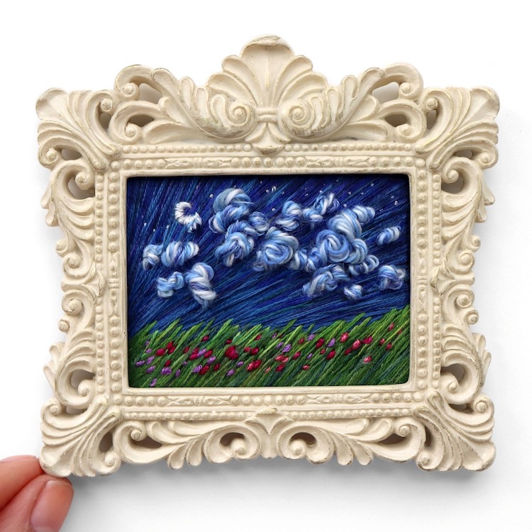 Landscape Embroidery by Carolina Torres