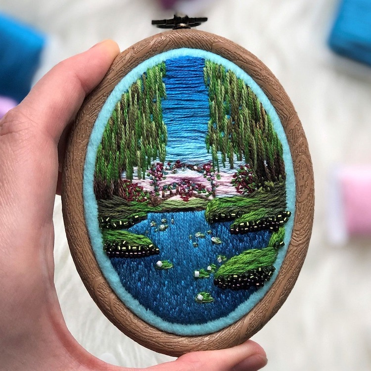 Bead Work Embroidery by Ksenia Zimenko