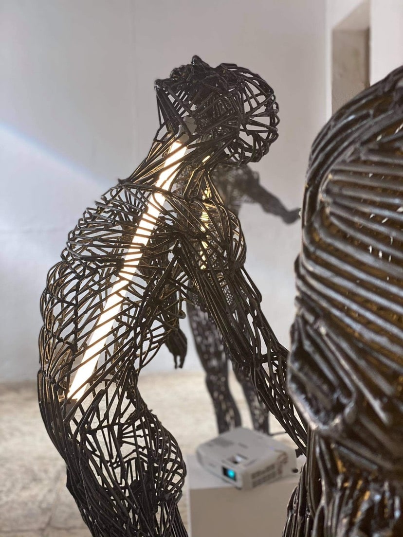Illuminated Figurative Sculptures by Joshua Limon Palisoc