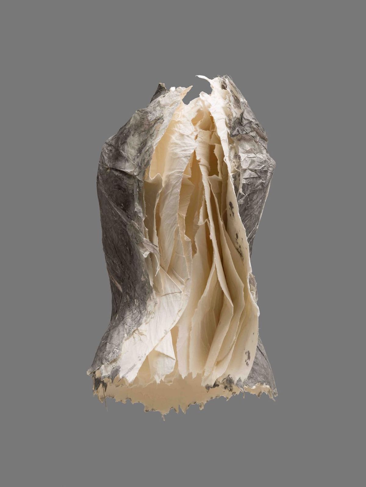 Paper Sculptures of Female Torsos