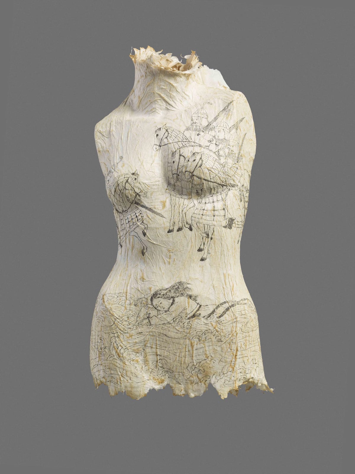 Feminine Torso Paper Sculpture