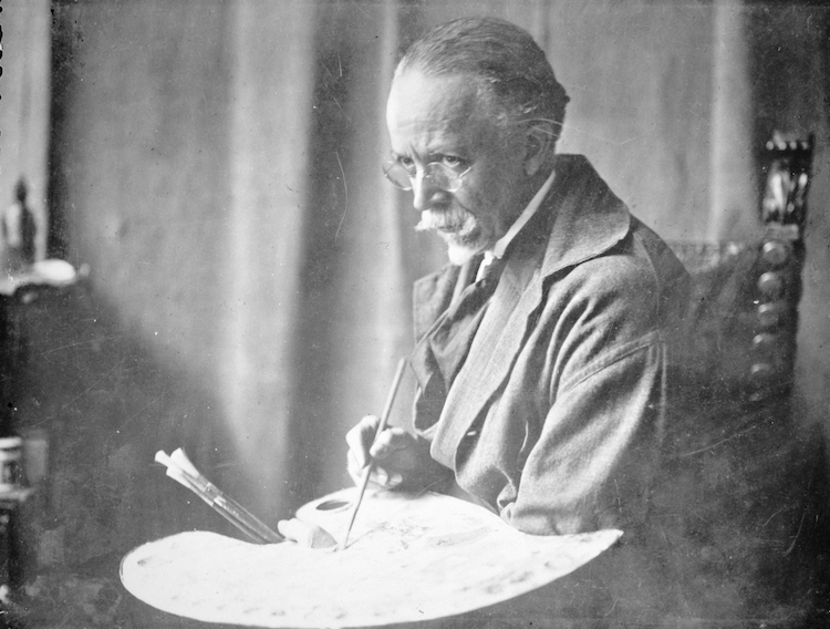 19th Century Black Artist Henry Ossawa Tanner With Paint Palette