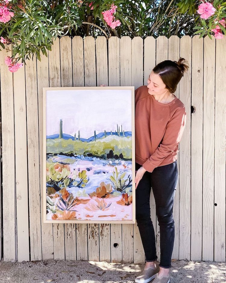 Desert Painting by Laurieanne