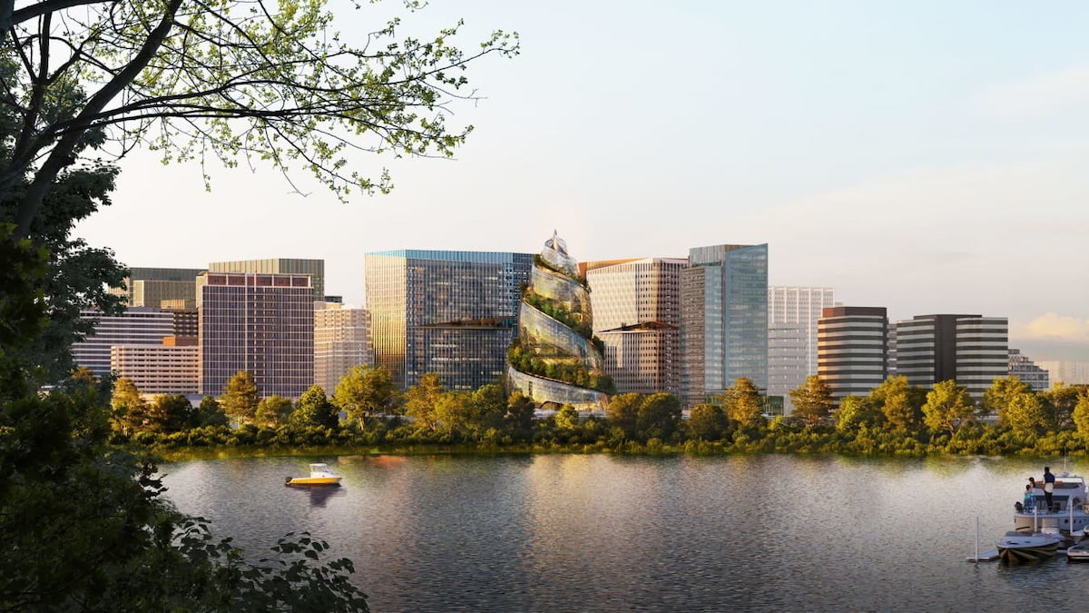 Amazon’s Newest Headquarters is a Helix Tower Covered in Trees