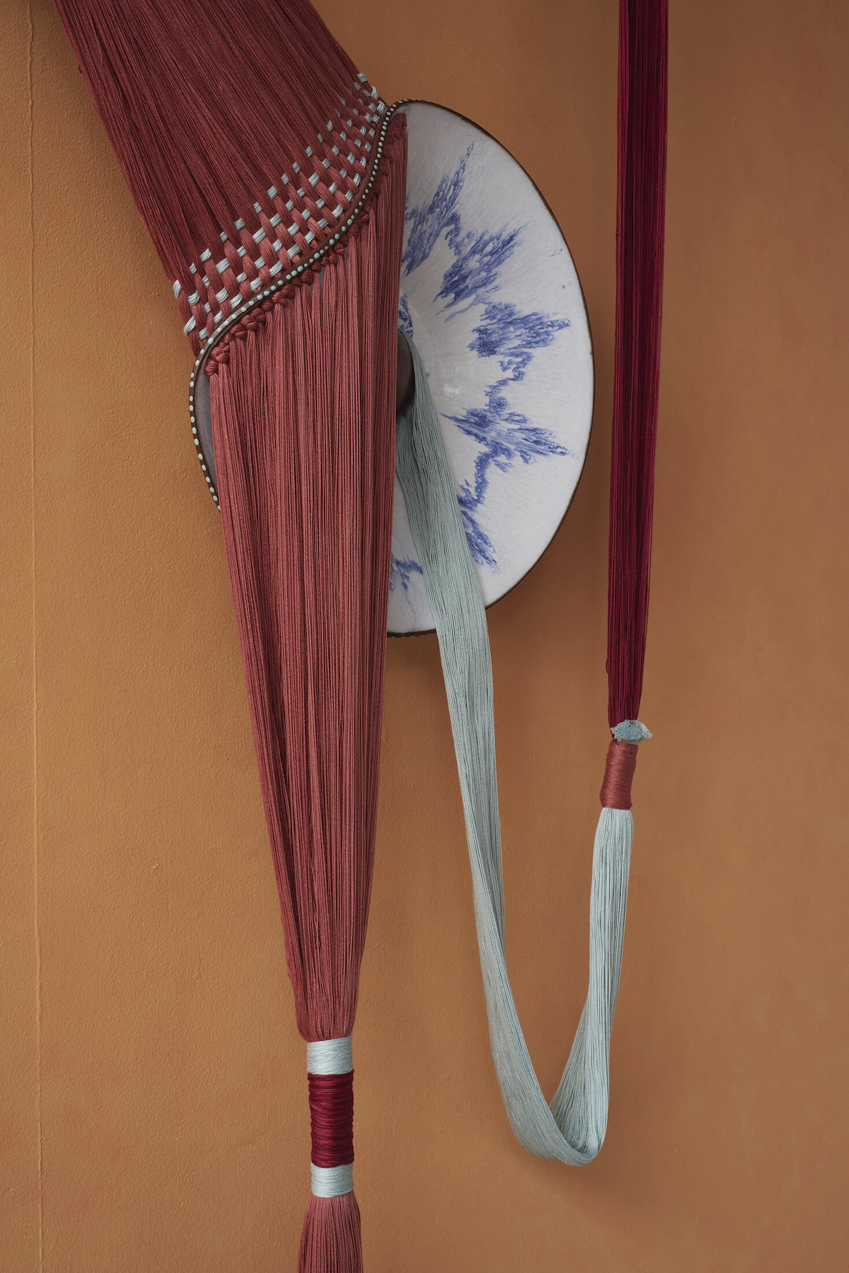 Clay and Thread Sculpture by Nicole Mclaughlin