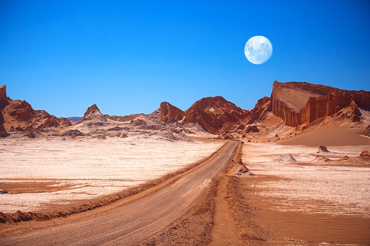 Moon Valley Atacama Desert Chile