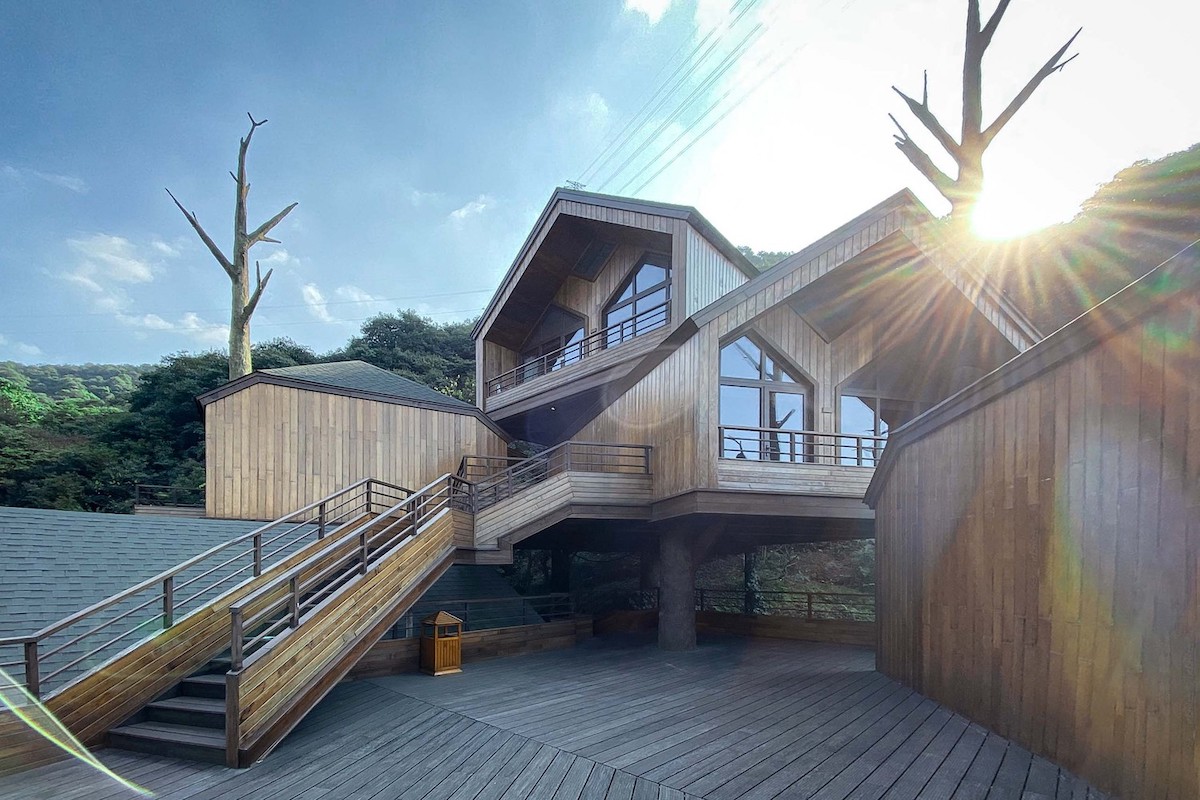 Architects Design An Elegant ”Tree House” Resort in Hangzhou, China