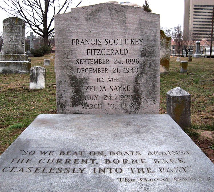F. Scott Fitzgerald and Zelda Fitzgerald Grave