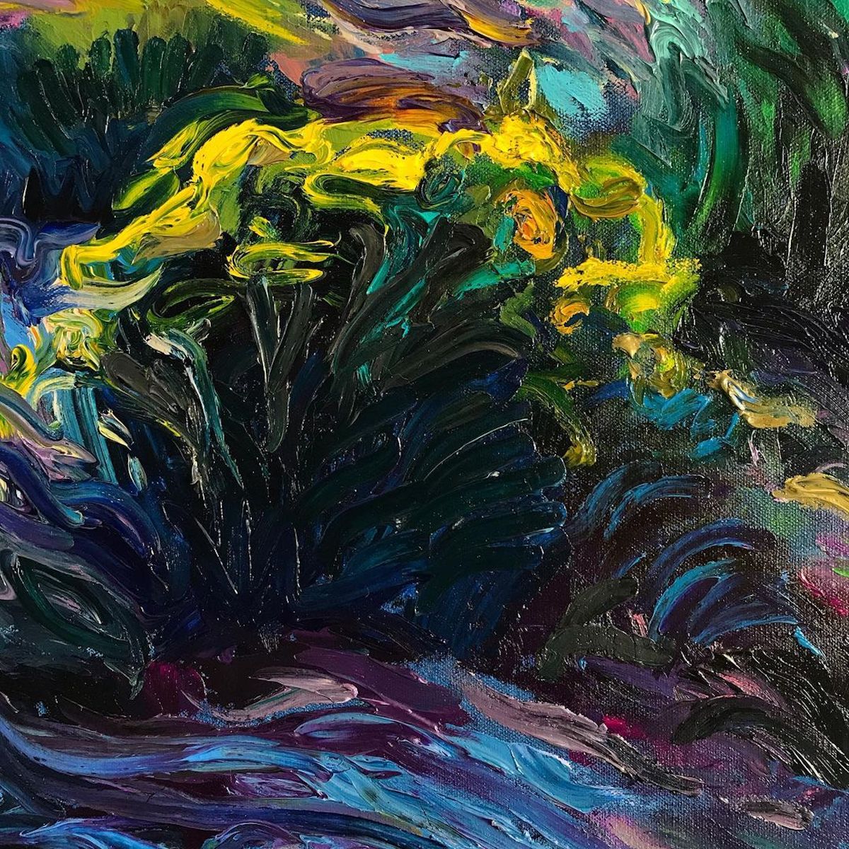 Iris Scott Desert Night Painting