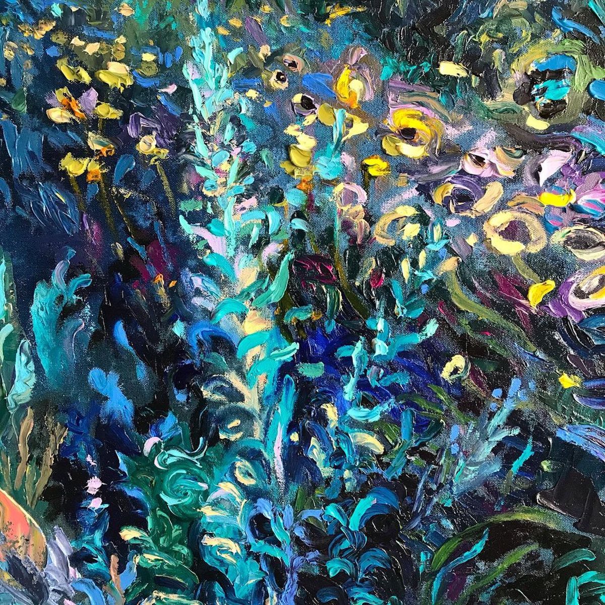Iris Scott Desert Night Painting