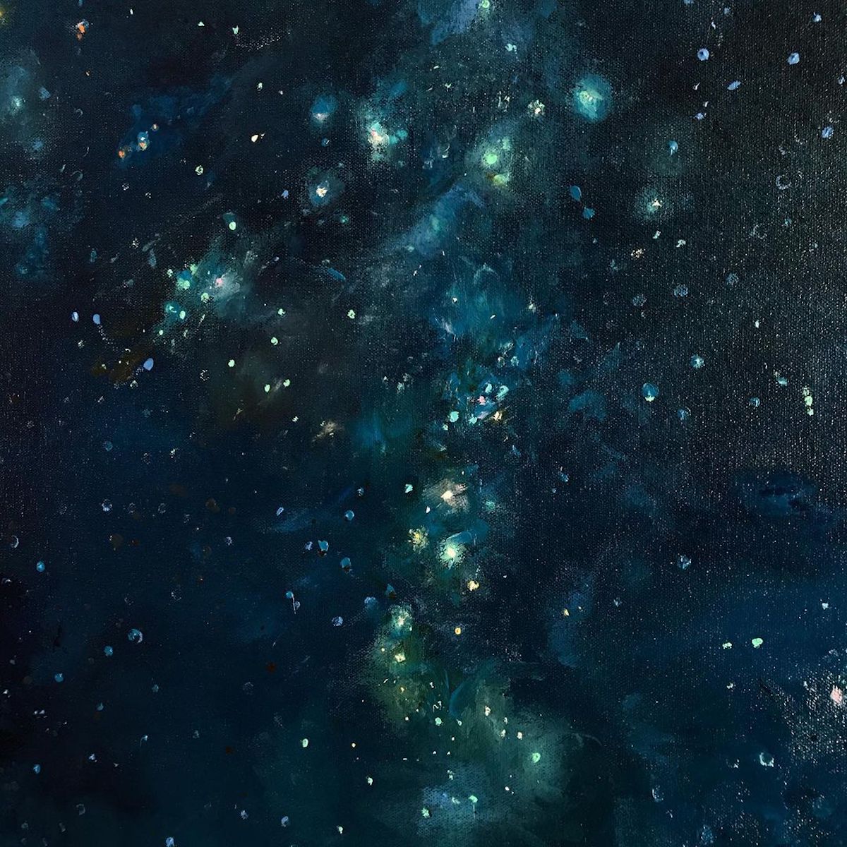 Iris Scott Desert Night Painting