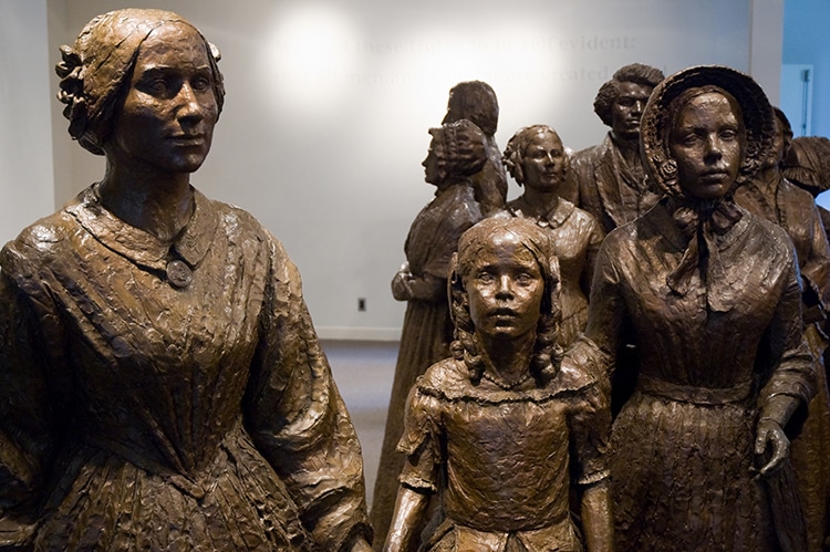 Women's Rights National Historic Park Seneca Falls Convention New York Statue