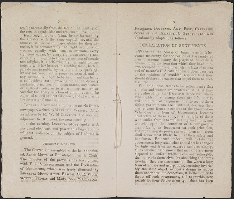 Frederick Douglas Declaration of Sentiments
