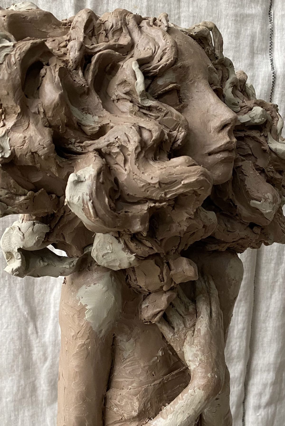 Bronze Sculpture of a Woman by Valerie Hadida