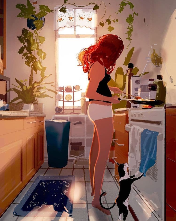 Heartwarming Digital Illustrations by Pascal Campion