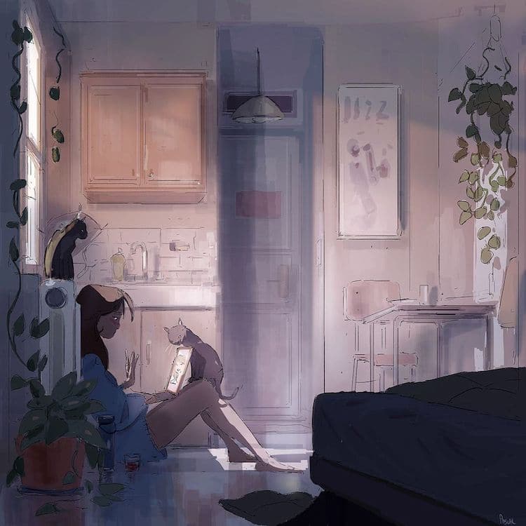 Heartwarming Digital Illustrations by Pascal Campion