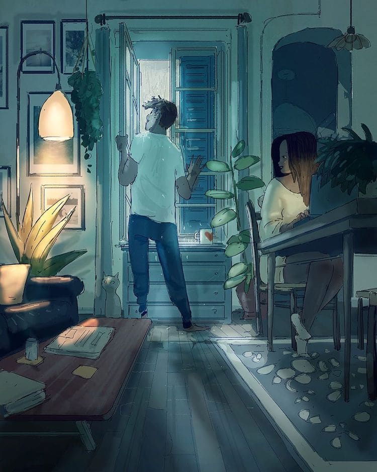 Heartwarming Digital Illustrations by Pascal Campion
