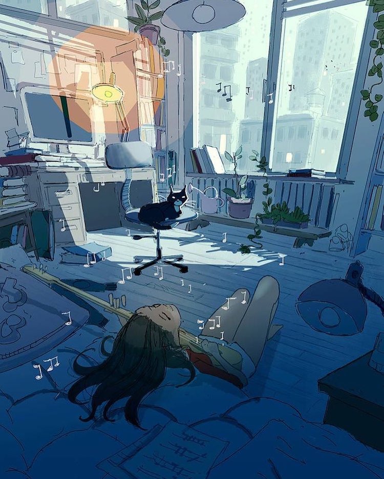 Heartwarming Digital Illustrations by Pascal Campion