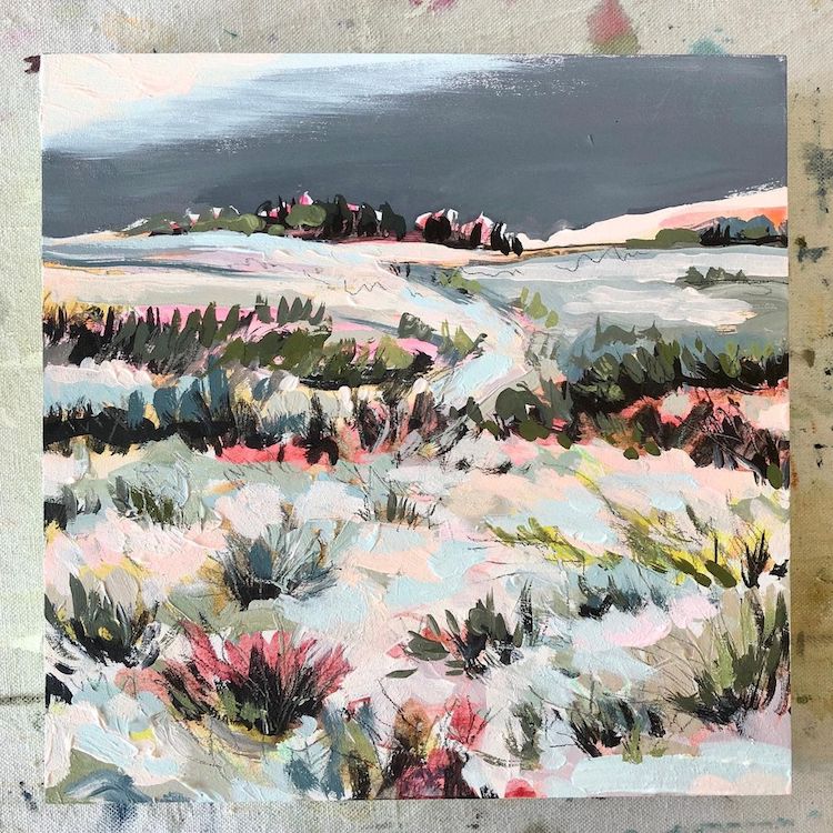 Colorful Landscape Paintings by Jennifer L Mohr