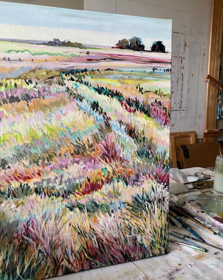 Colorful Landscape Paintings by Jennifer L Mohr