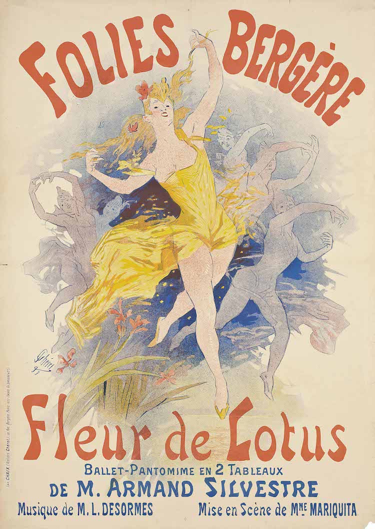Poster for the Folies-Bergere Music Hall