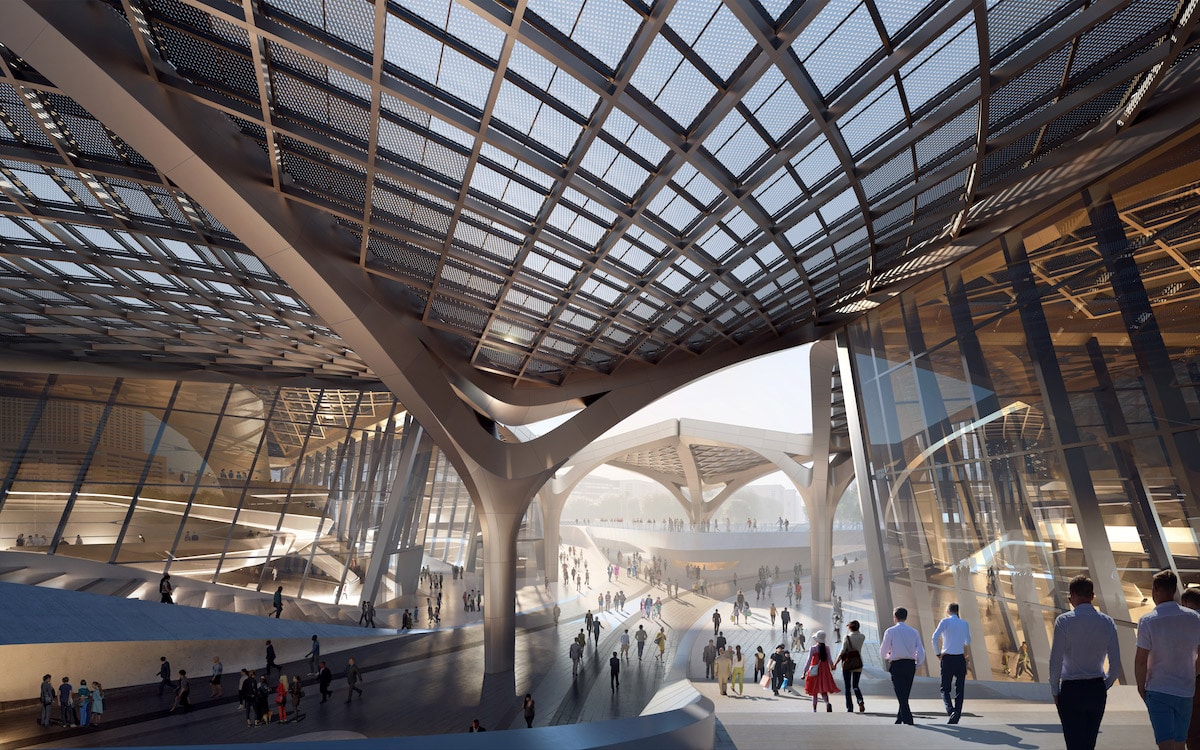 Zaha Hadid Architects’ Stunning New Zhuhai Jinwan Civic Art Centre Is Now Under Construction in Southern China