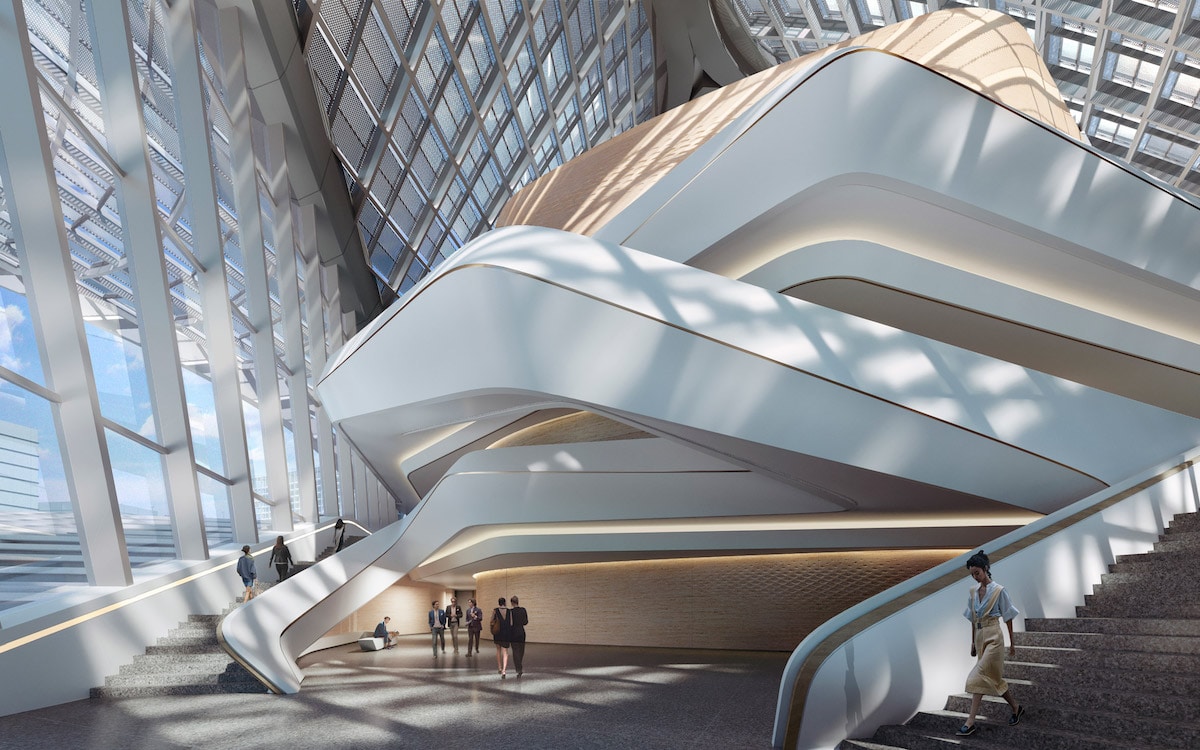 Zaha Hadid Architects’ Stunning New Zhuhai Jinwan Civic Art Centre Is Now Under Construction in Southern China