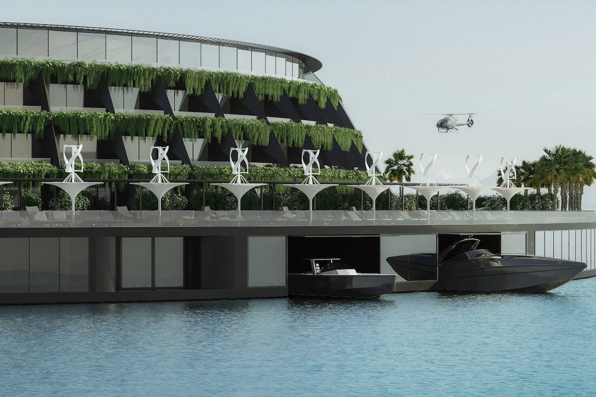 This Architect Designed a Conceptual Eco-Floating Hotel in Qatar