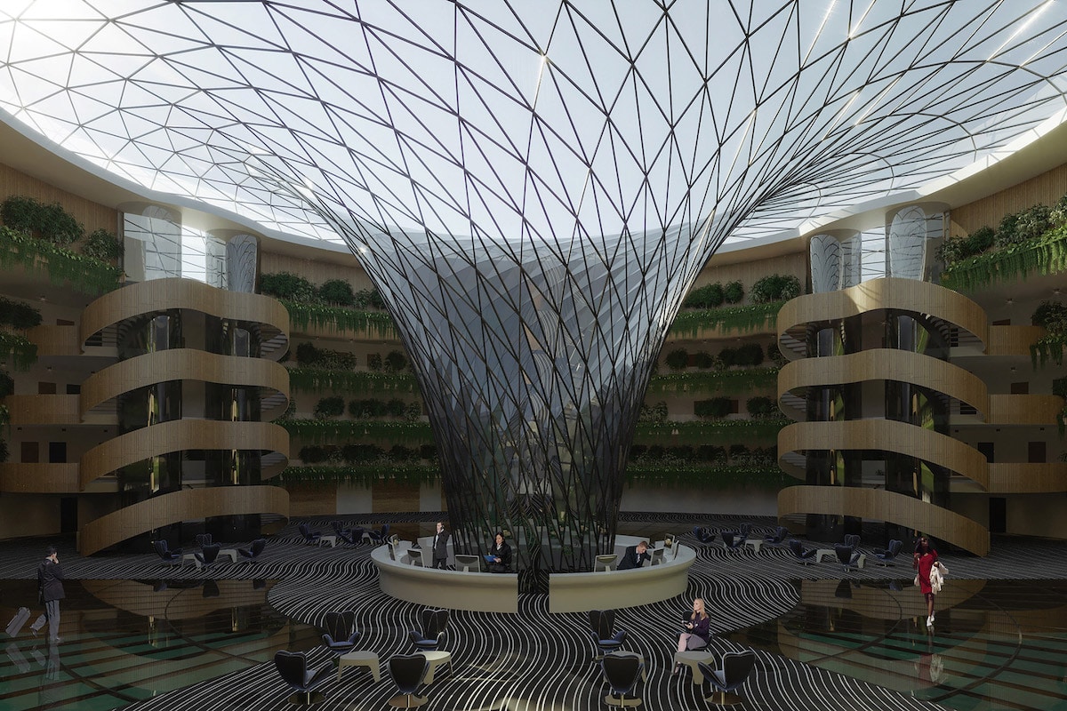 This Architect Designed a Conceptual Eco-Floating Hotel in Qatar