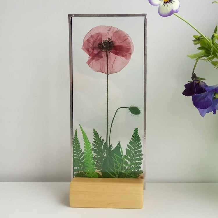 Dried Flower Art by Anna Zakirova