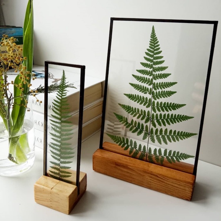 Dried Leaf Art by Anna Zakirova