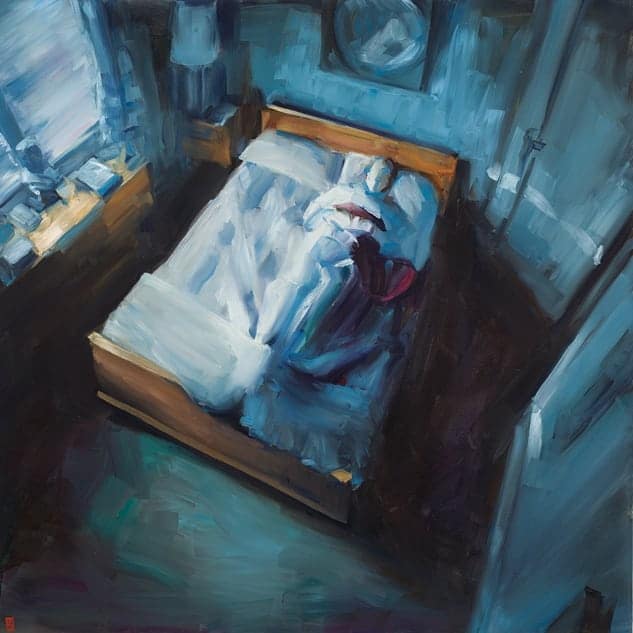 Atmospheric Indoor Oil Paintings by Sasha Hartslief