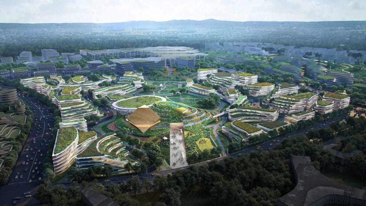 OMA’s Chengdu Future City Is a Masterplan Designed Around Science and Technology