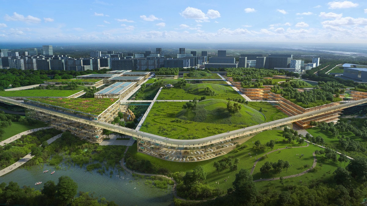OMA’s Chengdu Future City Is a Masterplan Designed Around Science and Technology