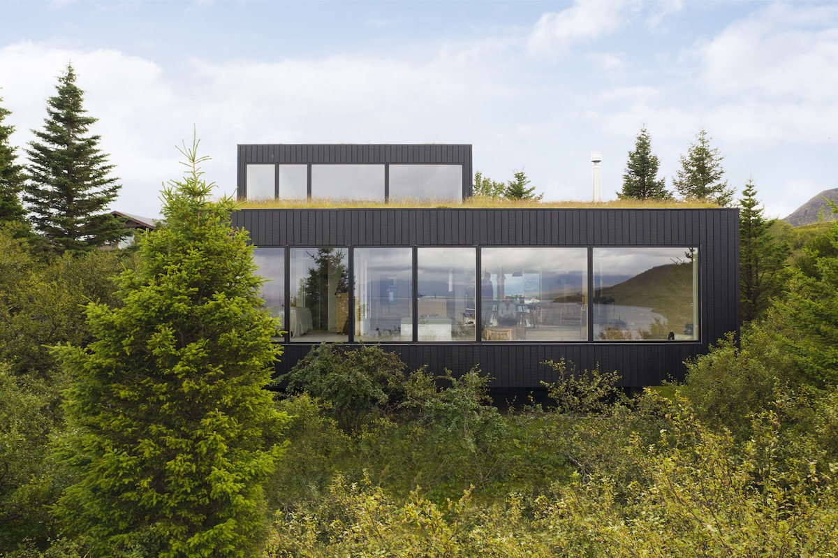 This Green Home Was Designed to Fit Perfectly in the Icelandic Hillside
