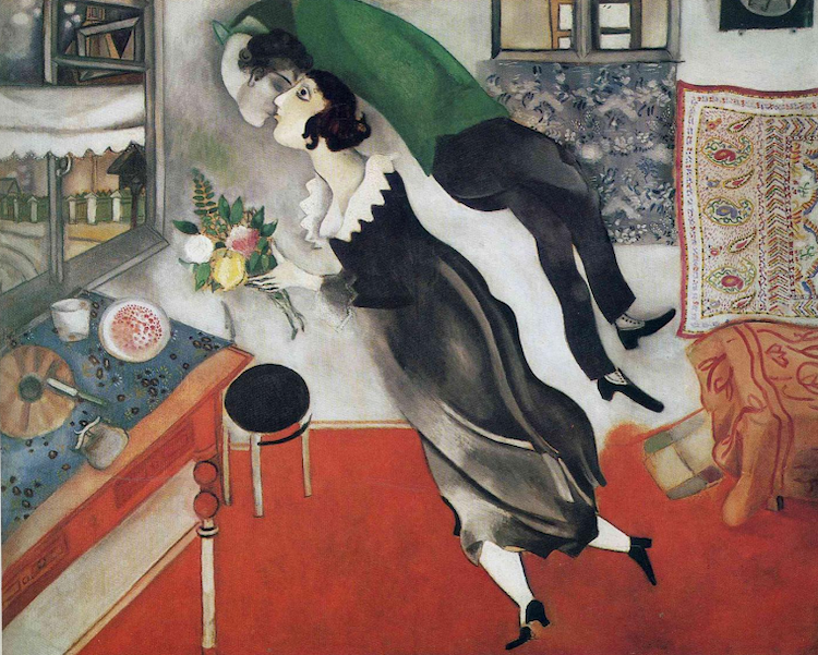 The Birthday by Marc Chagall
