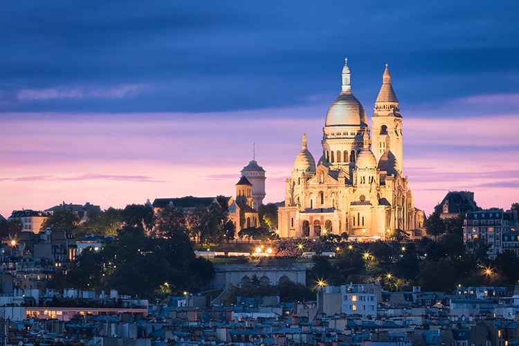 Montmartre Artist's Neighborhood of Paris Sacre Coeur