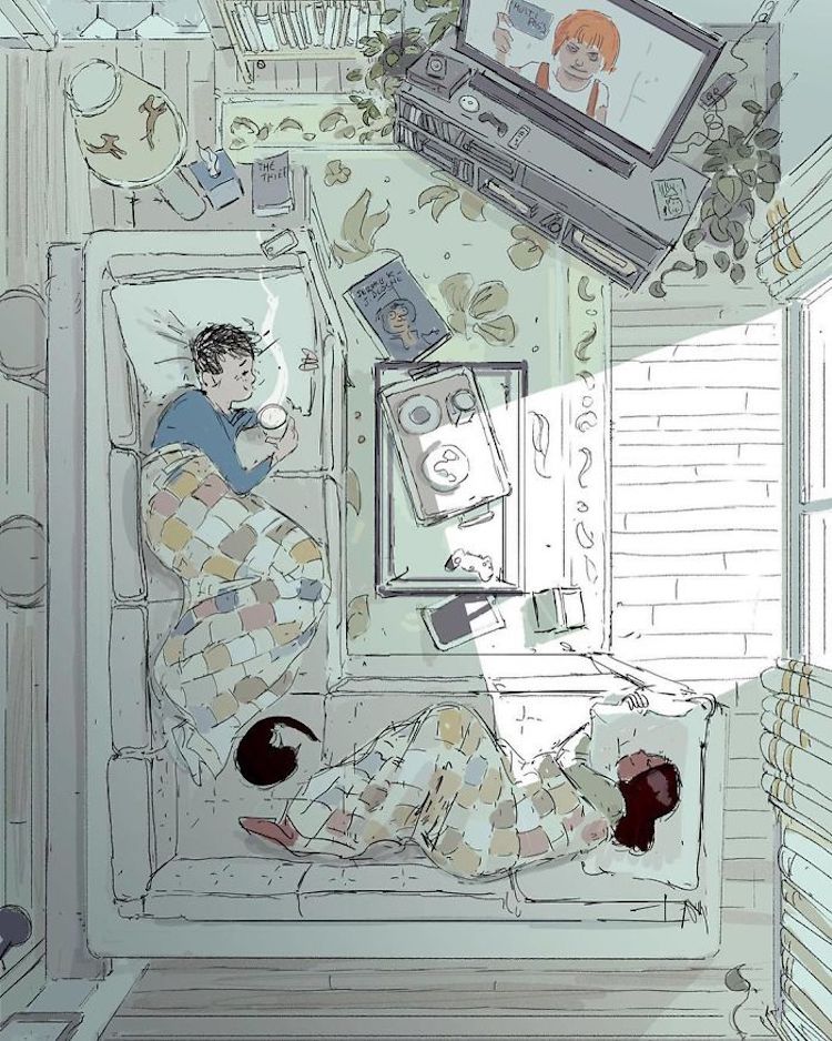 Heartwarming Digital Illustrations by Pascal Campion