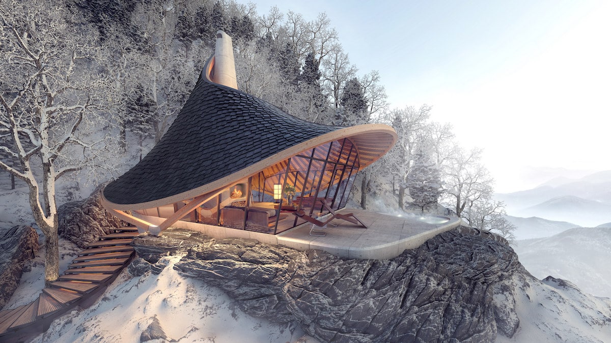 This Unique Hokkaido Retreat Was Designed Using an Algorithm