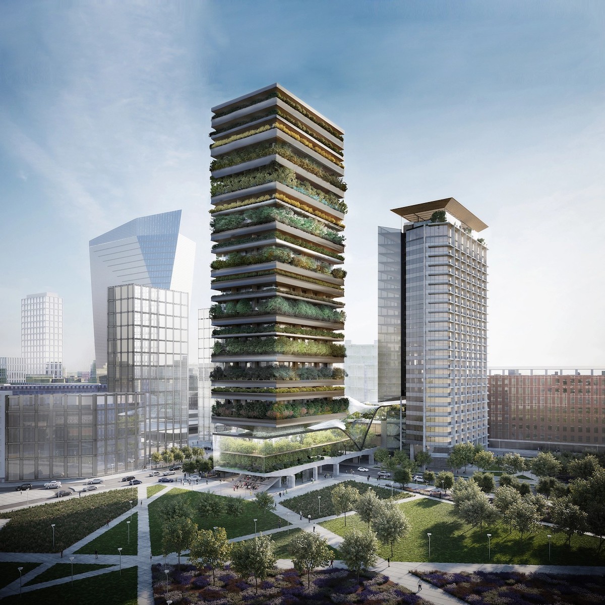 Diller Scofidio + Renfro and Stefano Boeri Architetti Win Competition for Botanical Tower in Milan
