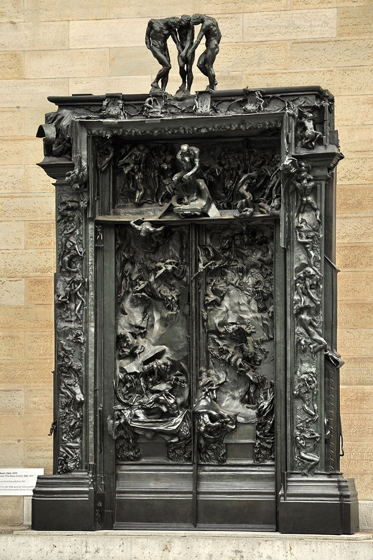 Gates of Hell Bronze Doors Rodin Dantes Inferno