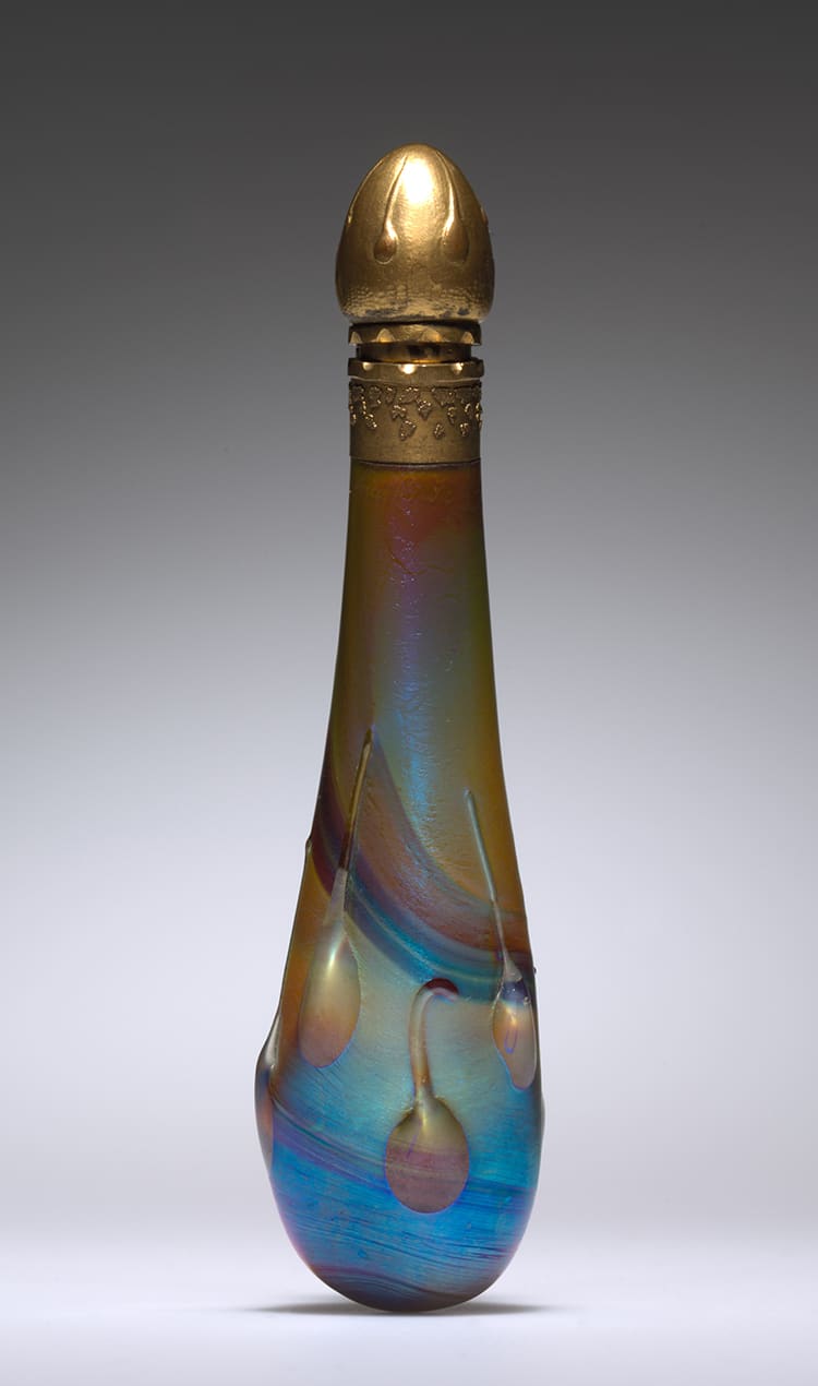 Tiffany American Art Nouveau Glass Perfume